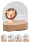 Bärenfreunde® - Personalisiertes Nachtlicht für Babys - Individuelle Nachttischlampe für Kinder - Personalisierte Geschenke Kinder - Babygeschenk - Geschenk zur Geburt (Löwe)