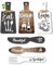 PH PandaHall 6pz Decorazione Da Parete per Cucina Set di Cartelli per Bevande in Legno Accessori Pendenti Mini Placca Forchetta Cucchiaio Decorazioni a Forma di Home Dector 28x14/30x6cm