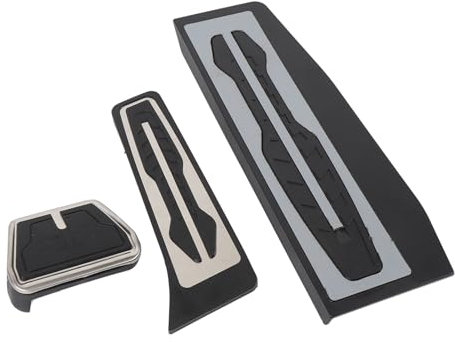 Pedalkappen Fußstütze, Fußstütze Pedale Abdeckplatte für F20 F21 F40 E30 E36 E46 E90 E91 E92 E93 F31 G20 G21, Inkl. 1er 3er