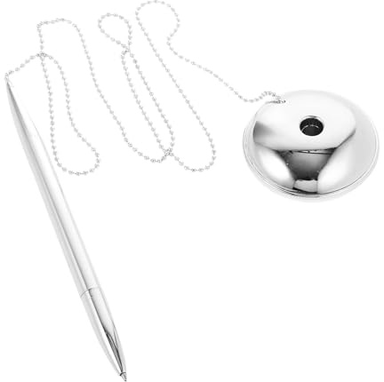 Operitacx Business-Stift Vertikaler Kugelschreiber Mit Magnetischem Halter Tisch-Stehstift FüR BüRo Bank Und Konferenz Signaturstift