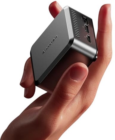 AOOSTAR Mini-PC Desktop Computer, N1 PRO Twin Lake N150 Mini PC(bis zu 3,6 GHz), 12GB LPDDR5(4800 MHz) RAM 512GB SSD Mini Desktop PC 4K 3-Display HDMI+DP/3*USB3.2/Type C/2 * 2,5 GLAN für Zuhause/Büro