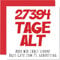 Stuff4 75. Geburtstagskarte Lustig für Männer Frauen - 27394 Tage Alt - Lustiger Alles Gute Zum Geburtstag Karte, 145mm Humor Scherzen Glückwunschkarten