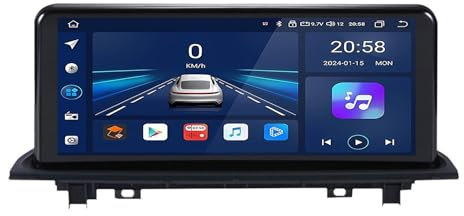 Android Autoradio IPS Touchscreen für BMW X1 X2 F48 F49 F39 NBT EVO integriertes Carplay Android Auto DSP Mirror Link FM AM DVR RDS DAB GPS Navi HiFi BT 5.0 Lenkradsteuerung Rückfahrkamera (680 4 + 64