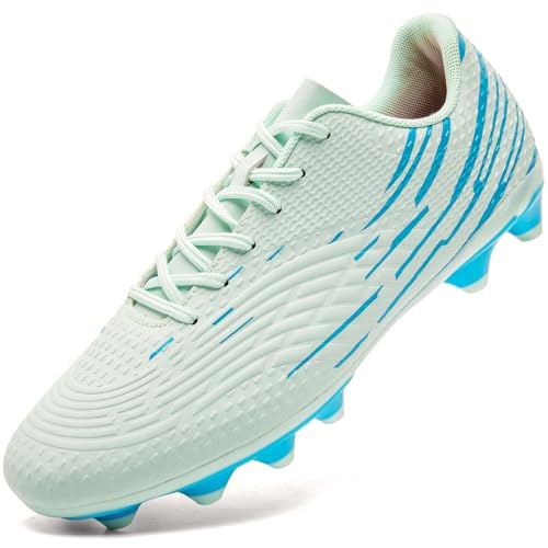 DimaiGlobal Men's Football Boots Firm Ground Soccer Shoe Women's Astro Turf Trainers Athletics Sport Futsal Shoes Teenager Profession Competition Outdoor Cleats Unisex