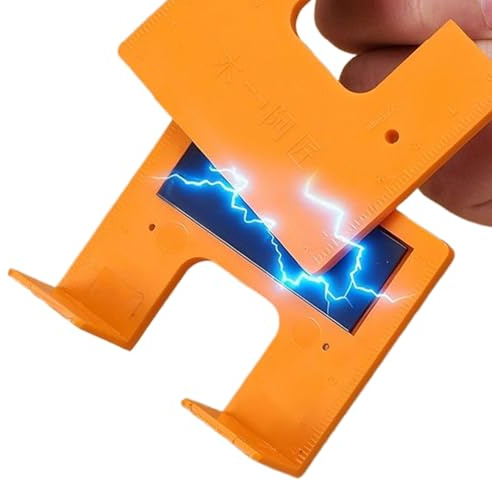 Ahuuen Cabinet Door Mounting Jig | Precise Magnetic Auxiliary Clamps,Hinge Adjustment Tool,for Home Garage Frame Panel Drawer Deck Installation Mounting Drilling Boring Cutting