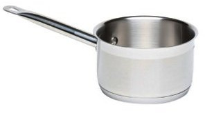 Genware 1424-05 GW Saucepan, No Lid, 5 L, 24 cm Diameter x 10.5 cm High