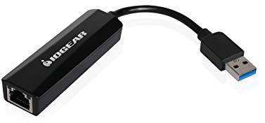 IOGEAR GUC3100 Adaptador de Cable USB A 3.0 RJ-45 Negro - Adaptador para Cable (USB A 3.0, RJ-45, Male Connector/Female Connector, Negro)