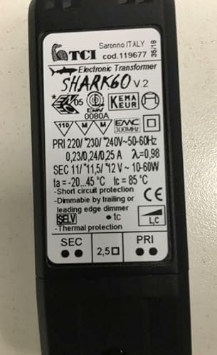 Elektronischer Transformator von TCI, Dimmbar, 230V, 12V, 10-60W