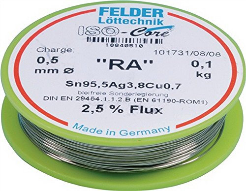 Lötdraht RA 1,0mm Sn95,5Ag3,8Cu0,7, 100g