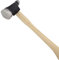 The Beadsmith Two-Sided Chasing Hammer - 10.5 Inches Wooden Handle, 2.75” Steel Head with a 13.5mm Ball Pein & 29mm Domed Face - Tool Used to Add Texture and Dimension to Metalwork