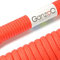 Ganzoo Paracord 550 Seil Signal-Orange 4mm Schnur Typ 3, Nylon & Polyester, ideal für Basteln von Hundeleine Halsband Armband/Camping Survival und Outdoor 15 Meter Allzweckseil 7 Innenstränge
