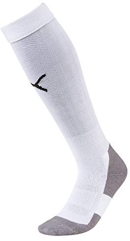 PUMA Herren Team Liga Socks Core Stutzen, Puma White-Puma Black, 39-42 Herstellergröße 3 EU