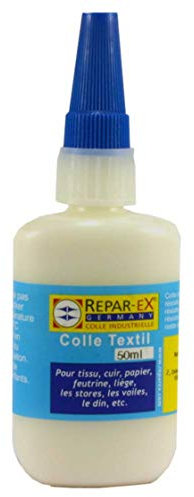 BRICOLAGEPRO - Flacon de Colle Textile - Tous Tissus - Flacon de 100ml