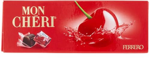 Ferrero Bonbons de chocolat fin fourrés à la cerise et liqueur - La boîte de 168g