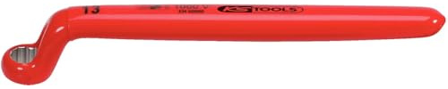 KS Tools 117.2274 Ring Spanner with Protective Insulation, Offset, 9/16”