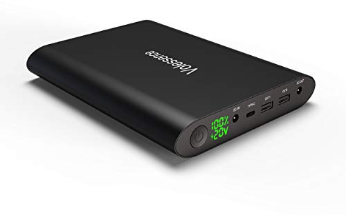 Volessence 50000 mAh Laptop Power Bank 5/8.4/9/12/16/20 V Caricabatteria portatile per computer portatile, tablet, telefono e altro