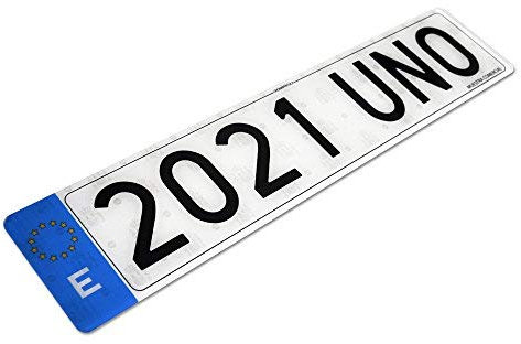 Acrylic Number Plates for Car Approved High Impact with Adhesive Tape (2)