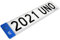 Acrylic Number Plates for Car Approved High Impact with Adhesive Tape (2)