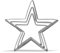 Star Cookie Cutter Set - 3 Piece - Stainless Steel