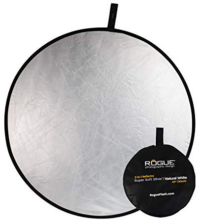 Rogue 2-in-1 Reflector Silver/White 43”