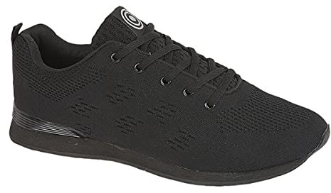 Dek Target Unisex Lace Bowls Trainers Bowling Shoes (Black, Numeric_3)