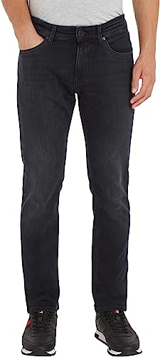 Tommy Jeans Herren Jeans Hose Scanton Slim mit Stretch, Schwarz (Dynamic Jacob Black), 31W/36L
