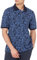 Amazon Essentials Men's Regular-Fit Cotton Pique Polo Shirt (Available in Big and Tall), Indigo Palm Leaf Print, XS