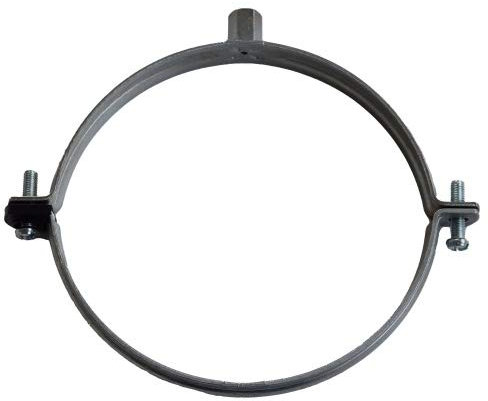2 Stück - Maxi Schraub-Rohrschelle/Halter/Befestigung •129-157mm •Festpunkt ohne Einlage Größe 153-157 mm