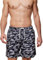 Indicode Herren Ferguson Badehose mit 3 Taschen und Tunnelzug | Badeshorts für Männer Dired Camouflage, S