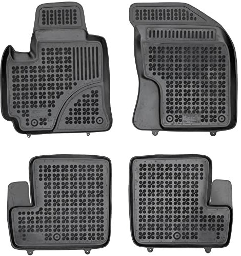 MOTOS Gummimatten Auto Fussmatte passt für Toyota RAV4 II 2003-2005 Verbessern Sie Ihren Reisekomfort mit Antirutschmatte Auto - Allwetter fußmatten Auto, Schutz vor Verschmutzung