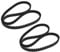 ECSiNG 2x Lawnmower Drive Belt HTD856-8M-12 Compatible with Stiga 105 Combi Deck 9585-0165-01 107-Teeth 8mm Tooth Pitch 12mm Width 856mm Circumference Rubber Black Synchronous