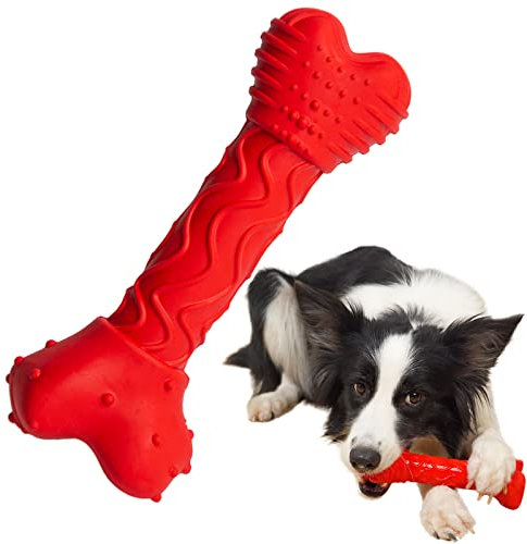 Acecy Hundespielzeug, Unzerstörbares Kauwurzel Für HundeSpielzeug, Interaktives kauknochen Hunde Spielzeug Für Große Mittelgroße Hunde und Welpen