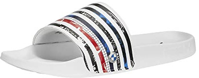 PUMA Herren BMW M Motorsport Leadcat 2.0 Schiebe-Sandalen, Weißer Abtrünniger, 39 EU