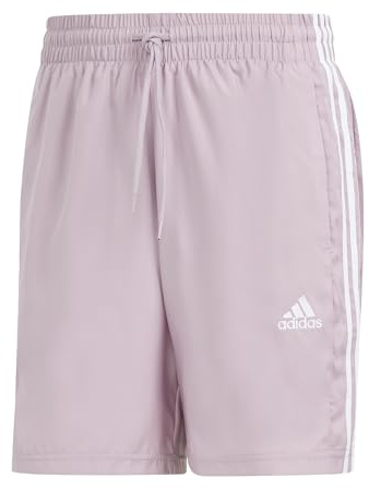 adidas Men's AEROREADY Essentials Chelsea 3-Stripes Shorts, Preloved Fig, XS