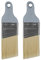 ROLLINGDOG 2 Small Cutting in Paint Brush - with Easy Contral Short Rubber Handle for Small Areas Cutting in and Trim Works(Pack of 2)