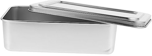 Luxshiny Kastenform Zum Backen Von Brot Rechteckige Kastenform Aus Edelstahl Brotform Kastenform Kuchenform Backform Aus Metall Für Brot Hackbraten Kuchen Brownies