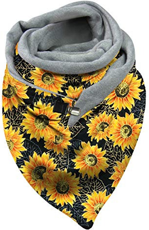 EVAEVA Dreieckstuch Damen weich warm Halstuch Schal Schal Frauen Herbstschal Deckenschal Halstuch Scarf (C, One Size)