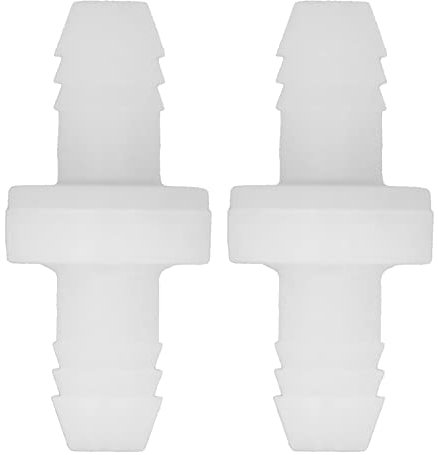 Rückschlagventil, 2 Stück 3/8 Zoll 10 Mm Inline-Kunststoff-Einweg-Wasser-Rückschlagventil für Kompressor, Aquarium, Pumpe, Kraftstoff, Gas, Flüssigkeit, Luft(CDDV6)