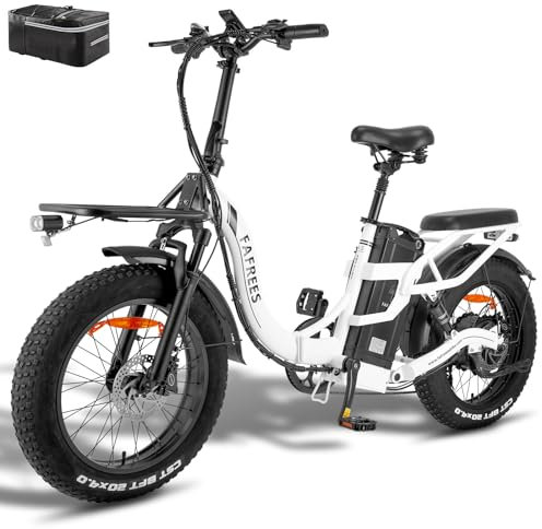 Fafrees F20 X-MAX [ Offiziell ] E-Bike Herren 20 Zoll 48V 30Ah Akku Fatbike Ebike Klapprad, E Bike Damen Elektrobike Mountainbike Bremslicht, Elektrofahrrad Fahrrad 150kg 65N.m
