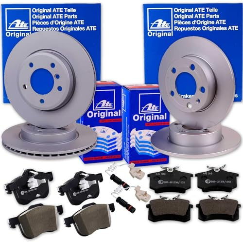 ATE Bremsscheiben + Beläge vorne + hinten für 190 W201 + W124 C124