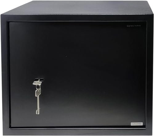 Genie Hand | Mechanische Möbeltresor für Zuhause mit Schlüssel, Tresor Safe – Doppelbartschloss