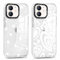 Foonary 2 Pack Clear Print Phone Case Compatible with iPhone 12 mini 5.4, Slim Soft Silicone with Love Design Aesthetics Transparent Pattern Cases, Shockproof Bumper Protector Cover