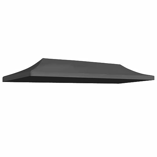 Swpsd Party Tent Roof Replacement Roof Tent Top Patio Canopy Gazebo Marquee Top Cover UV and Water Resistant for Garden Gazebo 600D Oxford with PVC Coating 3x6 m Anthracite Garden Garden