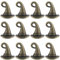 SUNNYCLUE 1 Box 60 Stück Hexenhut Anhänger Metallhüte Charms Großpackung Verschiedene Legierungen Halloween Tibetisch Vintage Antike Bronze Zauberer Mini Anhänger Zur Schmuckherstellung Charms DIY Hal
