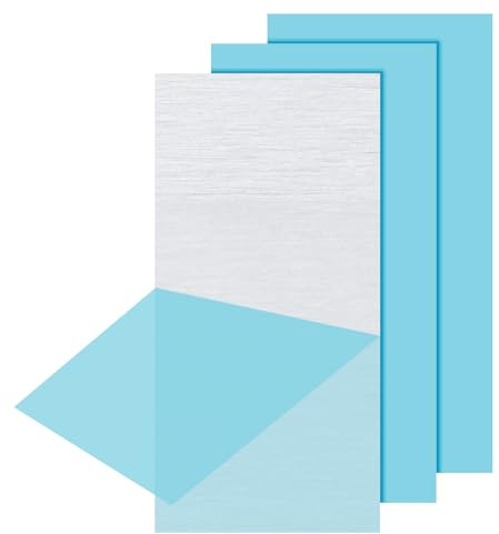 PATIKIL Placa de Aluminio 6061 con Película Protectora 102x50x3mm 3pcs | Chapa Plana de Metal Hoja Metálica para DIY Modelo Artesanía Bricolaje Industria Elaboración Perforación