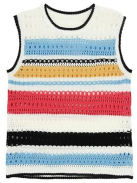 YOSUWOAI Gilet en tricot sans manches pour homme - Col rond - Col rond - Chemise tricotée - Automne - Rayé - Bloc de couleurs - Pull sans manches - Y2K - Loisirs - Vintage - Confortable, O rose., XXL