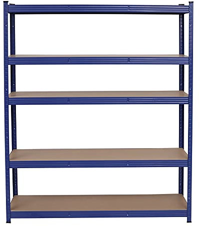 Unità resistente della scaffalatura del garage del metallo con progettazione Boltless per colore blu di stoccaggio della tettoia