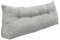 chilly pilley® Stützkissen Cord Rückenkissen Lesekissen Bettkissen Wandkissen Keilkissen Bettstützkissen viele Farben, 140x50x20 (Hellgrau)