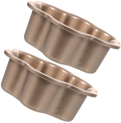 FELTECHELECTR 2pcs Plum Blossom Cake Molds Non-Stick Baking Tray Removable Bottom for Wedding and Birthday Cakes and Easy Release Baking Tools