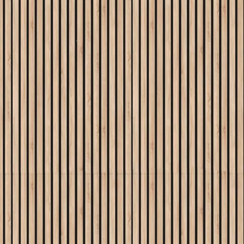 Nord Plus - Pannelli acustici da parete in MDF, decorazione per interni, materiale 3D, 1 pezzo corrisponde a 0,54 m² 90 cm x 60 cm x 1 cm, spessore: 1 cm (Varsavia, 196x60 cm)